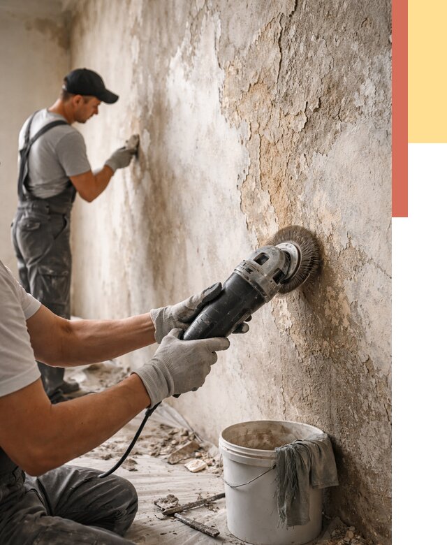 Снятие и удаление краски со стен в Малгобеке от 2167 руб. — ОТДЕЛОЧНИК-Млг