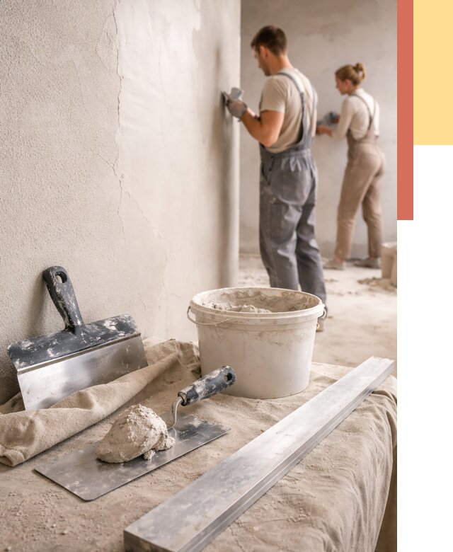 Штукатурка стен гипсовая в Малгобеке от 4643 руб/м2 — быстро и недорого | ОТДЕЛОЧНИК-Млг