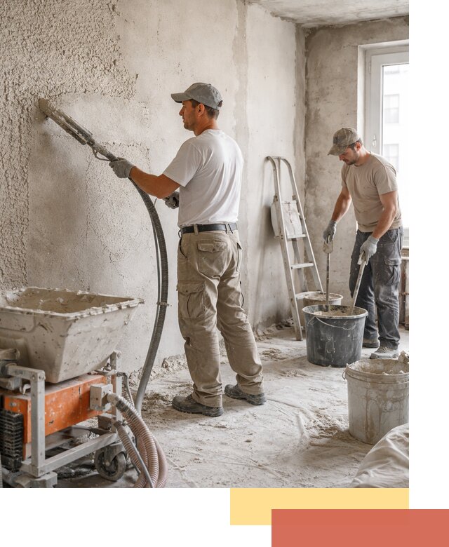 Машинная штукатурка стен в Малгобеке — быстро и качественно