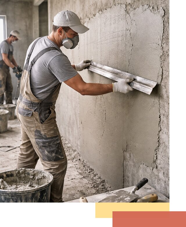 Штукатурка бетонных стен в Малгобеке качественно и долговечно