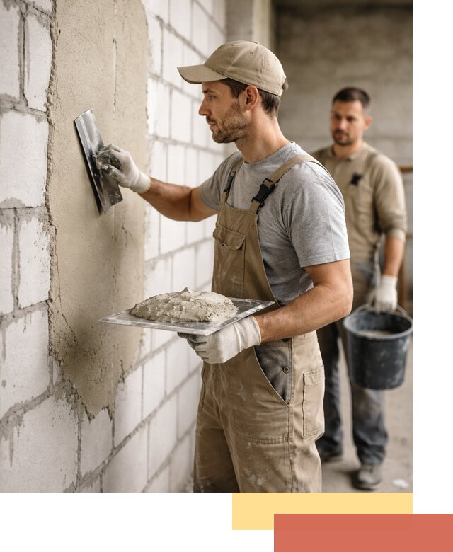 Штукатурка стен из газобетона в Малгобеке под ключ