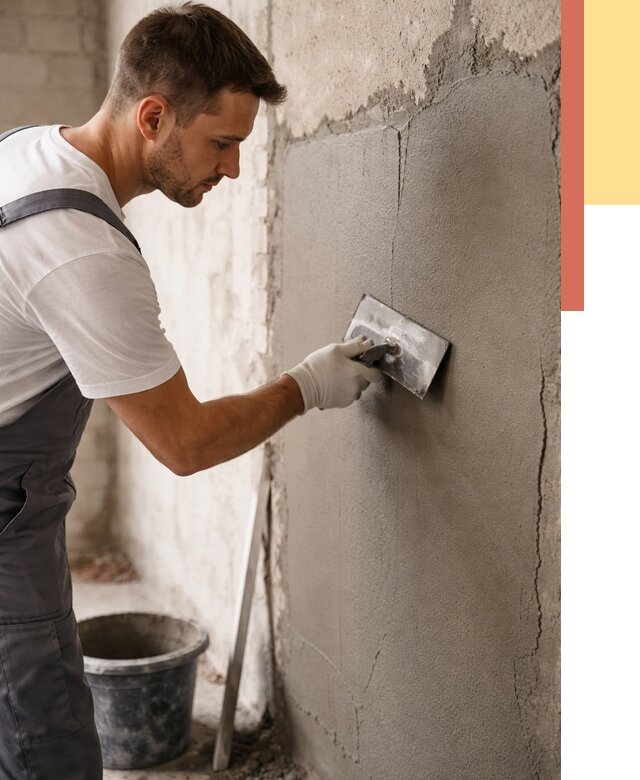 Штукатурка стен под плитку в Малгобеке от 4334 руб./м2 — выравнивание под плитку | ОТДЕЛОЧНИК-Млг