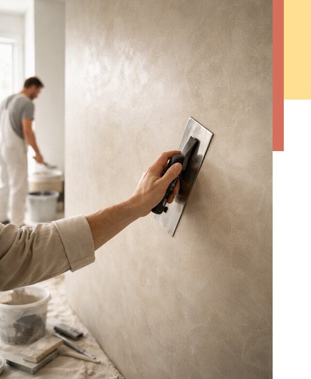 Венецианская штукатурка в Малгобеке от 3611 руб/м² — нанесение стен под ключ | ОТДЕЛОЧНИК-Млг