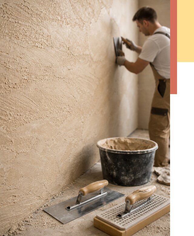 Декоративная штукатурка травертин в Малгобеке от 1857 руб/м2 — качественно и недорого | ОТДЕЛОЧНИК-Млг