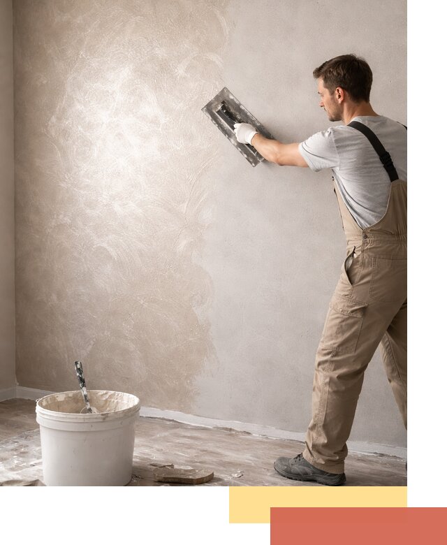 Декоративная штукатурка «Мокрый шелк» под ключ в Малгобеке