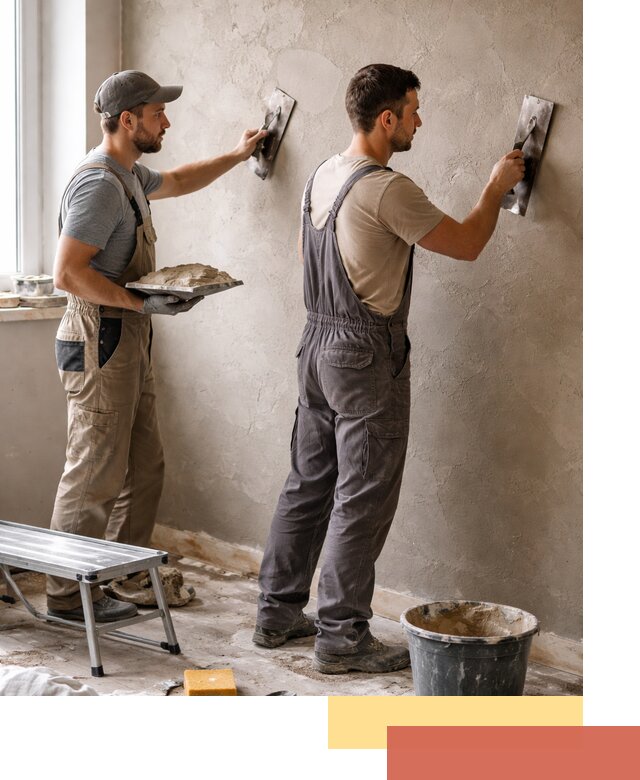 Ремонт декоративной штукатурки и восстановление фактуры в Малгобеке