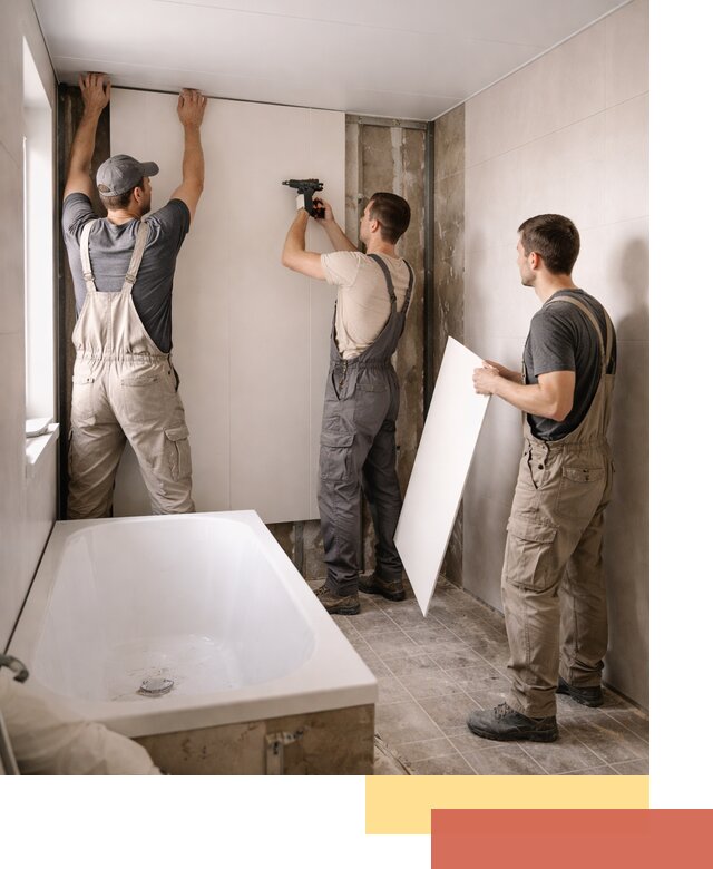 Отделка ванной панели ПВХ профессионально в Малгобеке