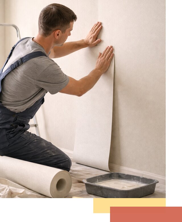 Поклейка флизелиновых обоев в Малгобеке качественно и быстро