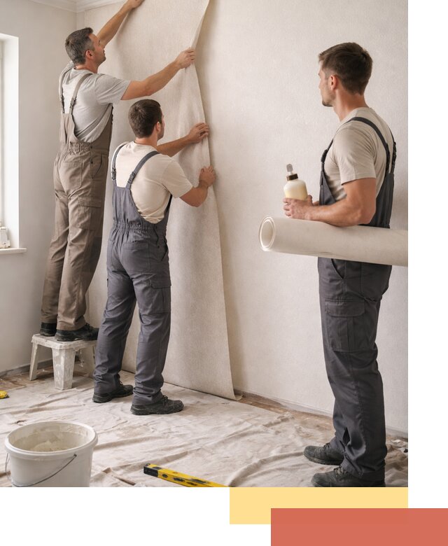 Оклейка стен обоями в Малгобеке — качественно и профессионально