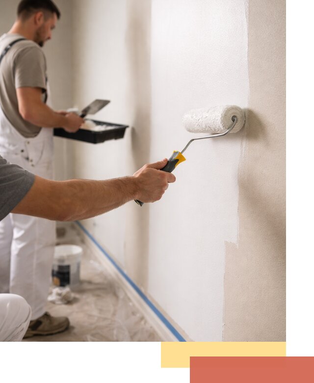 Покраска стен акриловой краской профессионально в Малгобеке