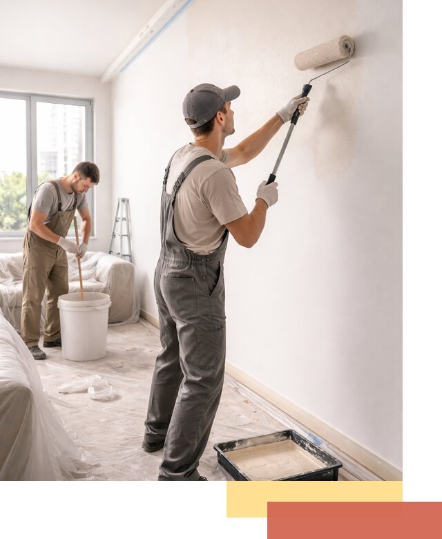 Покраска стен в офисе в Малгобеке — быстрый и качественный ремонт