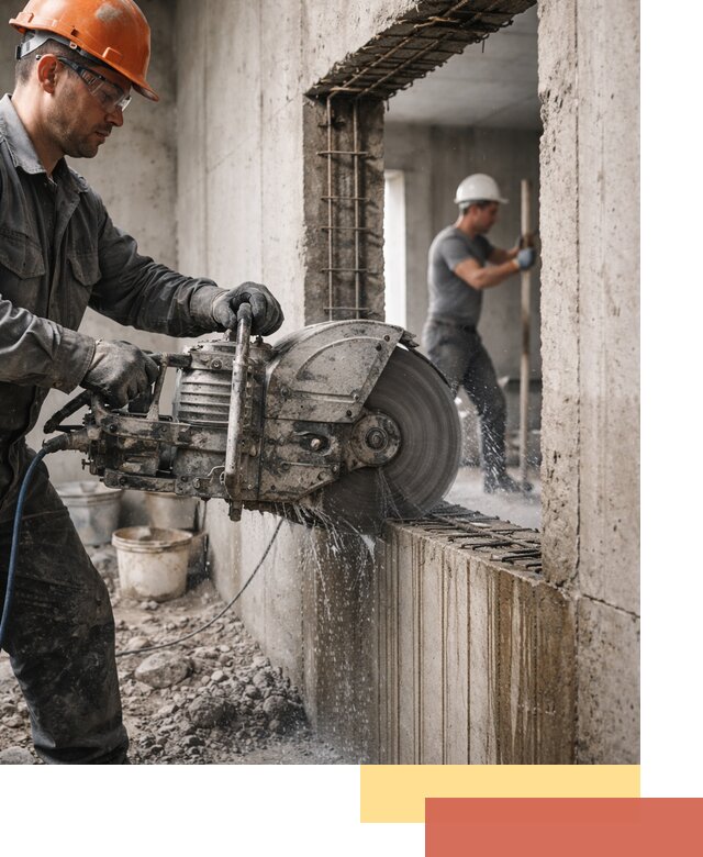 Алмазная резка проемов в Малгобеке быстро и точно