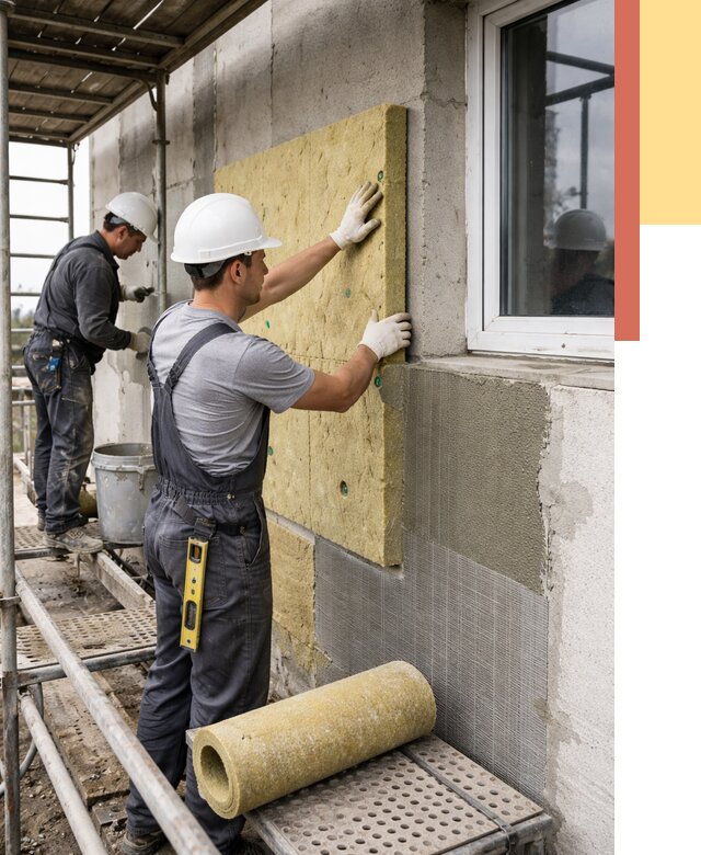 Утепление стен в Малгобеке от 4437 руб. под ключ — быстро и недорого | ОТДЕЛОЧНИК-Млг