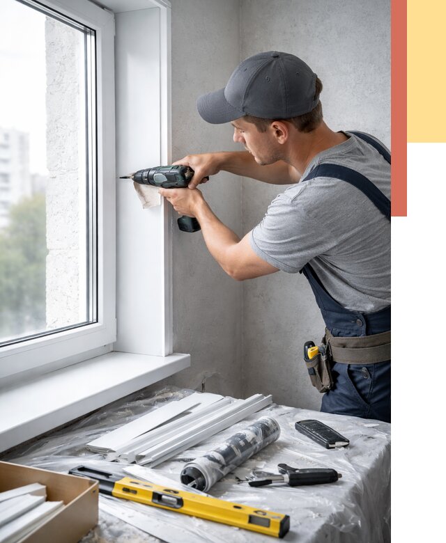 Установка пластиковых откосов в Малгобеке от 2322 руб. | ОТДЕЛОЧНИК-Млг монтаж, быстро и недорого