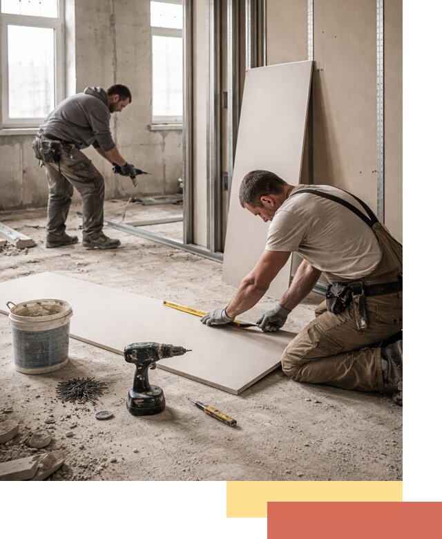 Кладка перегородок из ПГП под ключ в Малгобеке