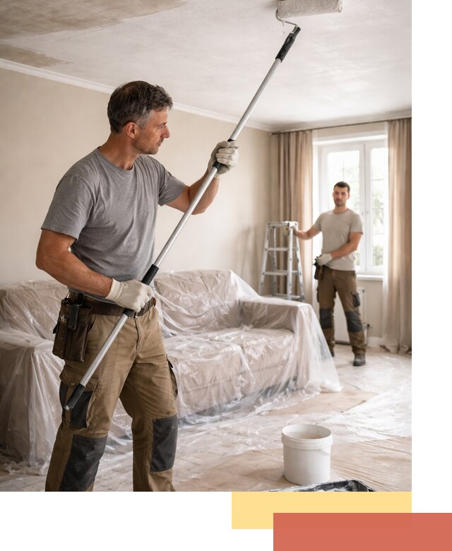 Грунтовка потолка в Малгобеке — подготовка под покраску и отделку