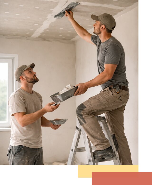 Шпаклевка потолка из гипсокартона в Малгобеке качественно и быстро