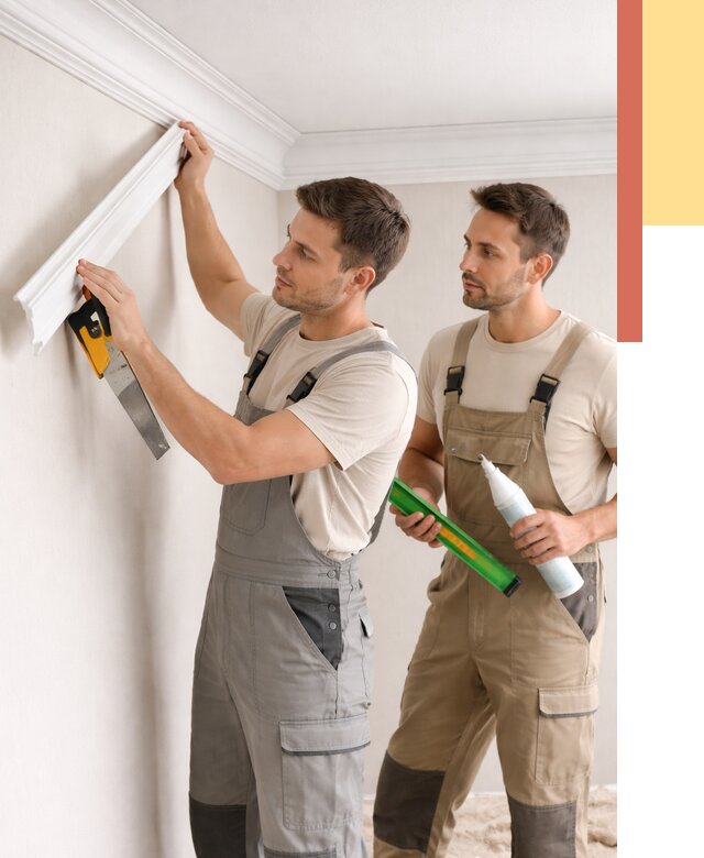 Монтаж потолочного плинтуса в Малгобеке от 2373 руб. — быстро и недорого | ОТДЕЛОЧНИК-Млг
