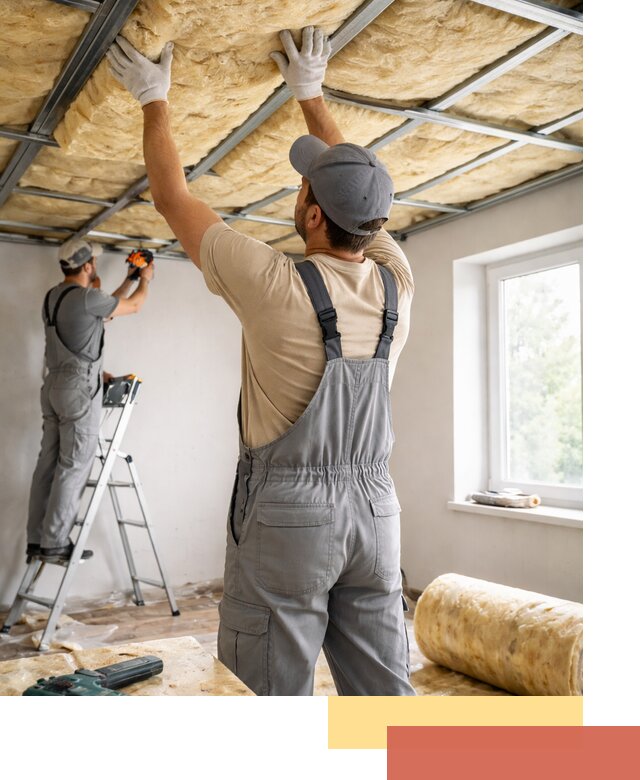 Утепление потолка под ключ в Малгобеке качественно и быстро