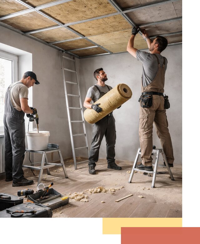 Шумоизоляция потолка в Малгобеке: профессиональный монтаж и отделка