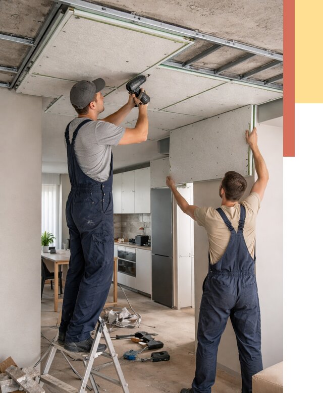 Шумоизоляция потолка панелями зипс в Малгобеке от 1909 руб. под ключ | ОТДЕЛОЧНИК-Млг